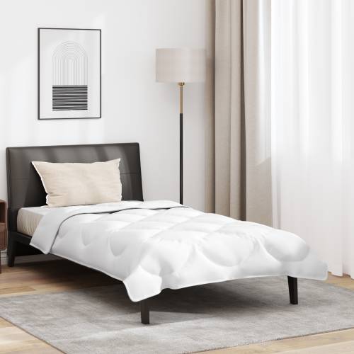 2-u-1 Punionica s jastukom 2 pcs Bijela 135 x 200 cm Mikrofibra Cijena