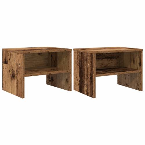 Noćni ormar 2 pcs Staro drvo 40 x 30 x 30 cm Konstruirano drvo Cijena
