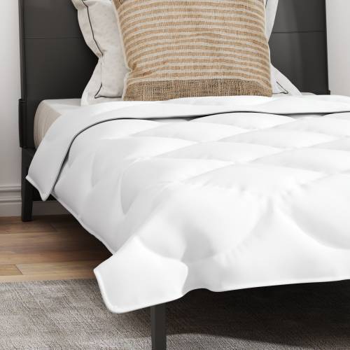 2-u-1 Punionica s jastukom 2 pcs Bijela 140 x 200 cm Mikrofibra Cijena