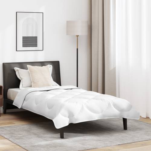 2-u-1 Punionica s jastukom 2 pcs Bijela 155 x 200 cm Mikrofibra Cijena