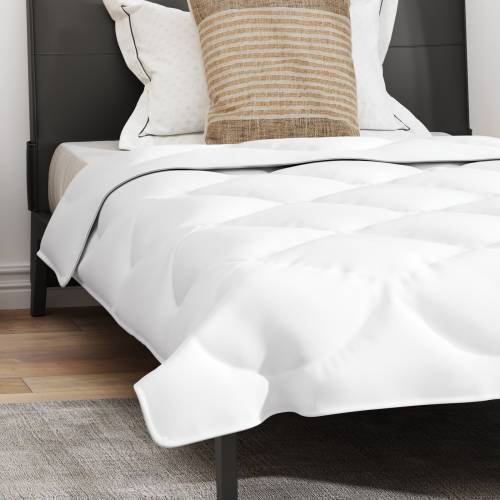2-u-1 Punionica s jastukom 2 pcs Bijela 155 x 200 cm Mikrofibra Cijena