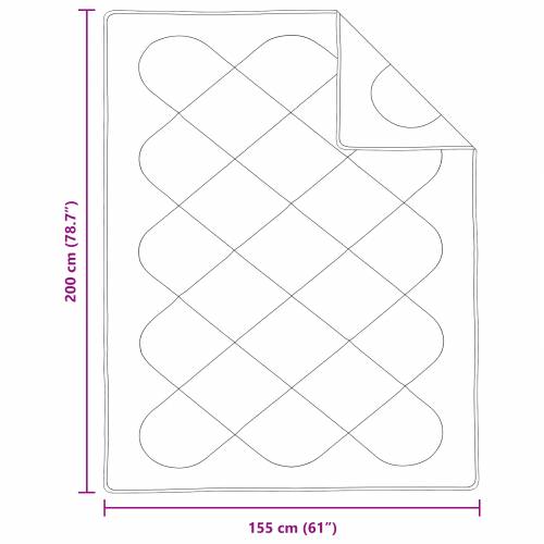 2-u-1 Punionica s jastukom 2 pcs Bijela 155 x 200 cm Mikrofibra Cijena