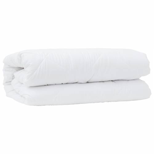 2-u-1 Punionica s jastukom 2 pcs Bijela 140 x 220 cm Mikrofibra Cijena