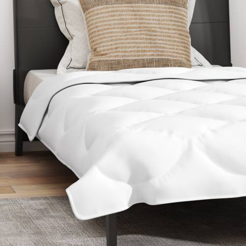 2-u-1 Punionica s jastukom 2 pcs Bijela 140 x 220 cm Mikrofibra Cijena