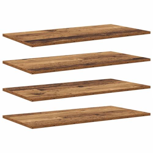 Polica za Knjige 4 pcs Smeđa 100 x 40 x 1.5 cm Iverica Cijena
