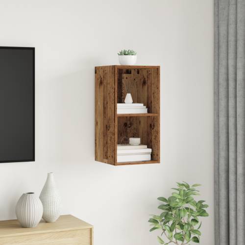 TV ormar s policom Zidne Staro drvo 37 x 37 x 72 cm Konstruirano drvo Cijena