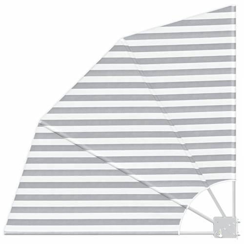 Zaslon za privatnost na balkonu Antracit i bijela 115 x 115 cm Cijena