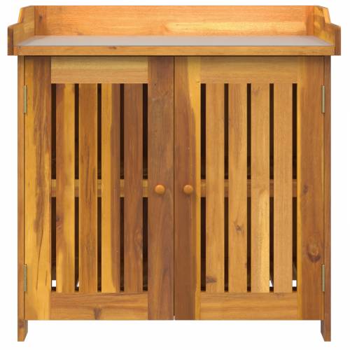 Vrtni ormar s pohranom s vratima Smeđa 78 x 36.5 x 78cm Cijena