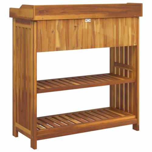 Vrtni ormar s ladicama s policom s pohranom Smeđa 78 x 36.5 x 78cm Cijena