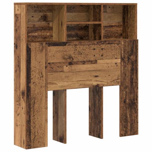 Glava kreveta s ormarićem Staro drvo 100 x 19 x 103.5 cm Cijena