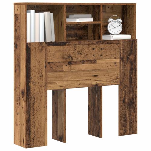 Glava kreveta s ormarićem Staro drvo 100 x 19 x 103.5 cm Cijena