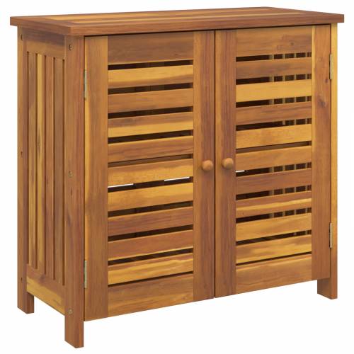 Vrtni ormar s pohranom s vratima Smeđa 78 x 36.5 x 78cm Cijena