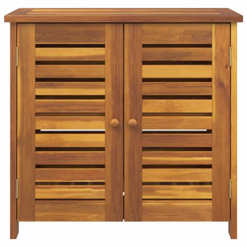 Vrtni ormar s pohranom s vratima Smeđa 78 x 36.5 x 78cm Cijena