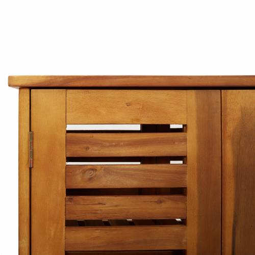 Vrtni ormar s pohranom s vratima Smeđa 78 x 36.5 x 78cm Cijena