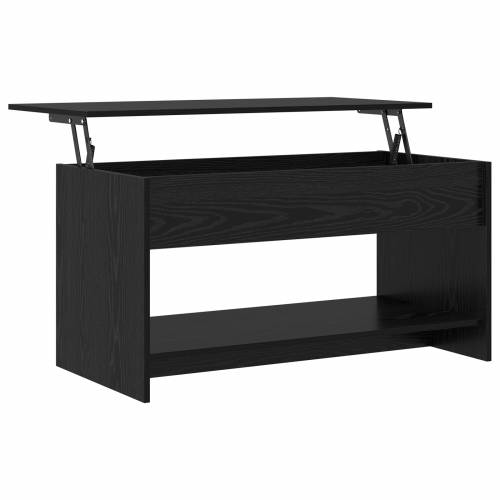 s policom s pohranom Crni hrast 102 x 50 x 52.5 cm Konstruirano drvo Cijena