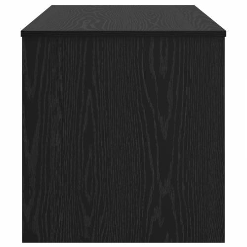 s policom s pohranom Crni hrast 102 x 50 x 52.5 cm Konstruirano drvo Cijena