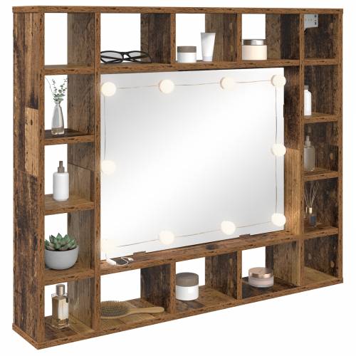 Ogledalo ormar Staro drvo 91 x 15 x 76.5 cm Konstruirano drvo Cijena