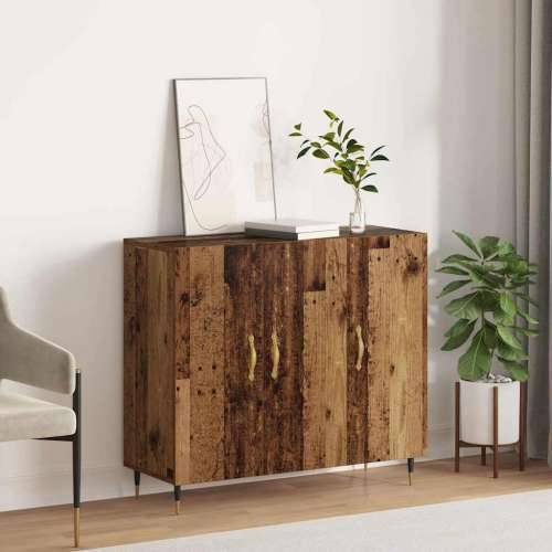 s pohranom s vratima Smeđa 90 x 34 x 80 cm Konstruirano drvo Cijena