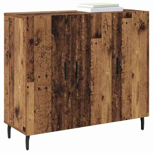 s pohranom s vratima Smeđa 90 x 34 x 80 cm Konstruirano drvo Cijena
