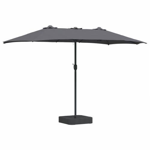 Vrtni suncobran Antracit 385 x 209 x 244 cm tkanina Cijena