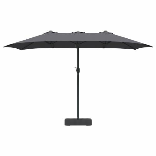 Vrtni suncobran Antracit 385 x 209 x 244 cm tkanina Cijena