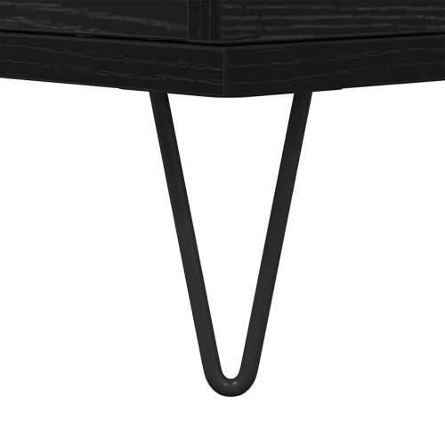 Highboard s policom s pohranom s vratima Crna 60 x 36 x 110 cm Konstruirano drvo Cijena
