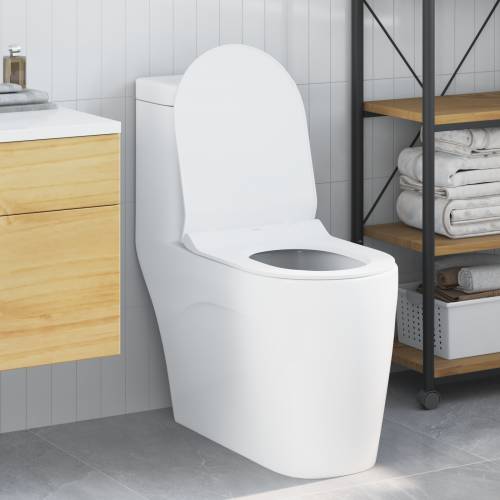 WC daska Bijela 48.5 x 36 x 5 cm Polipropilen Cijena