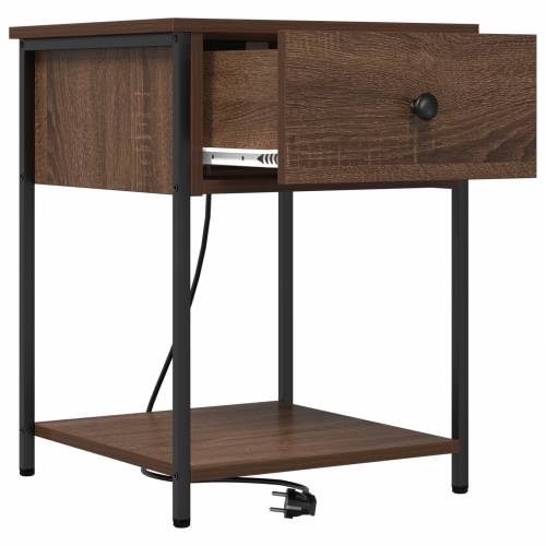 Noćni Ormari s ladicama 2 pcs Smeđi hrast 42 x 41 x 56 cm Cijena