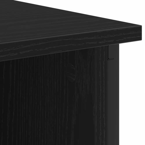 Noćni ormar 2 pcs Crni hrast 38 x 31 x 61 cm Konstruirano drvo Cijena
