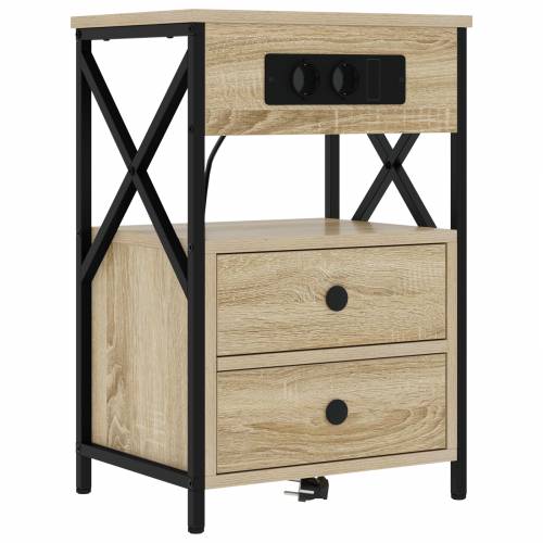 Noćni ormar sonoma hrast 40 x 31 x 60 cm Konstruirano drvo Cijena