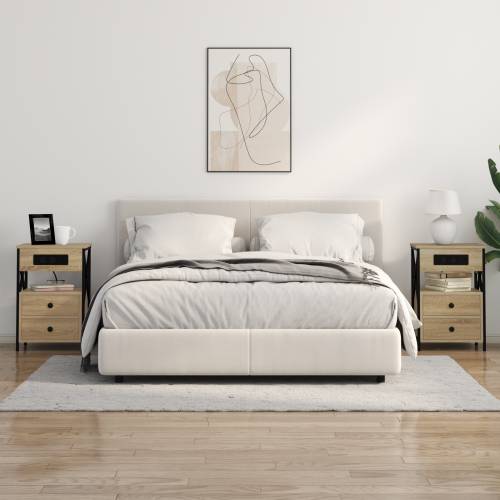 Noćni ormar sonoma hrast 40 x 31 x 60 cm Konstruirano drvo Cijena