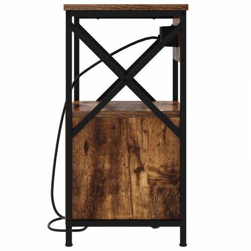 Noćni ormar s ladicama 2 pcs Dimljeni hrast 40 x 31 x 60 cm Cijena