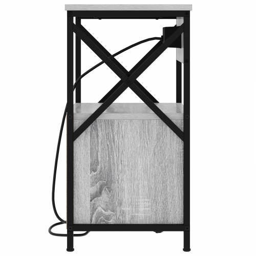 Noćni ormar s ladicama 2 pcs Sivi hrast sonoma 40 x 31 x 60 cm Cijena