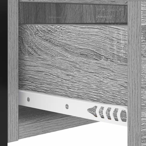 Noćni ormar s ladicama 2 pcs Sivi hrast sonoma 40 x 31 x 60 cm Cijena