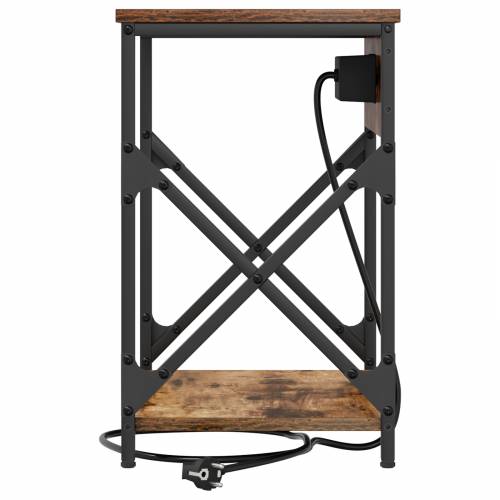 Noćni ormar s ladicama 2 pcs Dimljeni hrast 41 x 31 x 51 cm Cijena