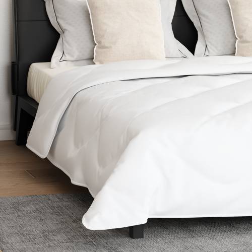 Duvet za sve sezone 3 pcs Bijela 240 x 260 cm Mikrofibra Cijena