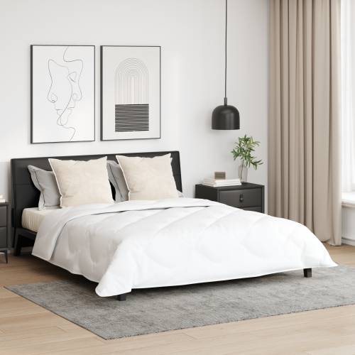 Duvet za sve sezone 3 pcs Bijela 240 x 260 cm Mikrofibra Cijena