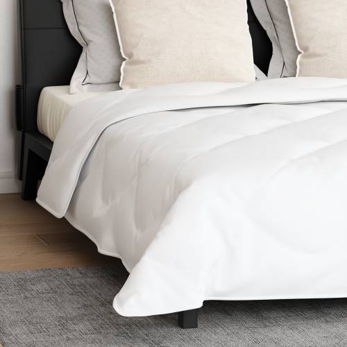 Duvet za sve sezone 3 pcs Bijela 240 x 260 cm Mikrofibra Cijena