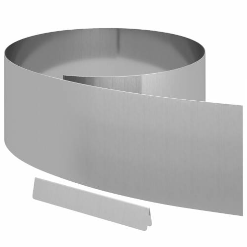 Ograda za vrt i travnjak 4 pcs Srebrno 450 x 25 cm Cijena