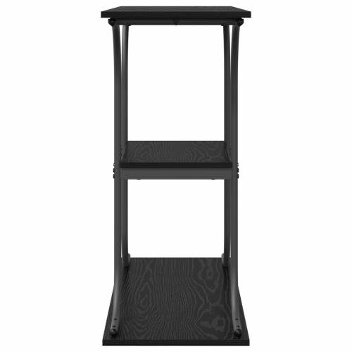 s policom s pohranom Crni hrast 101 x 35 x 80.5 cm Konstruirano drvo Cijena