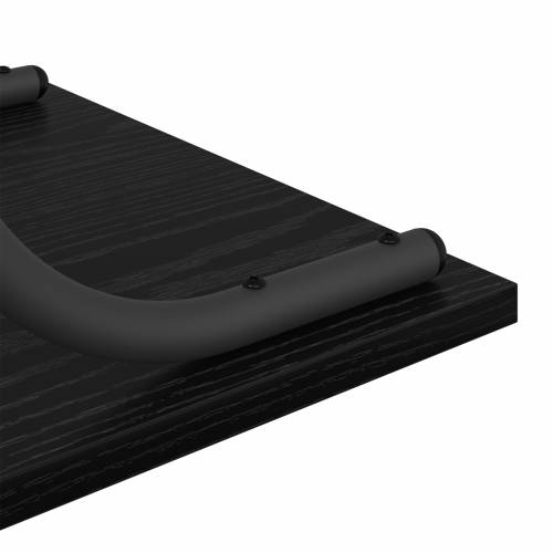 s policom s pohranom Crni hrast 101 x 35 x 80.5 cm Konstruirano drvo Cijena