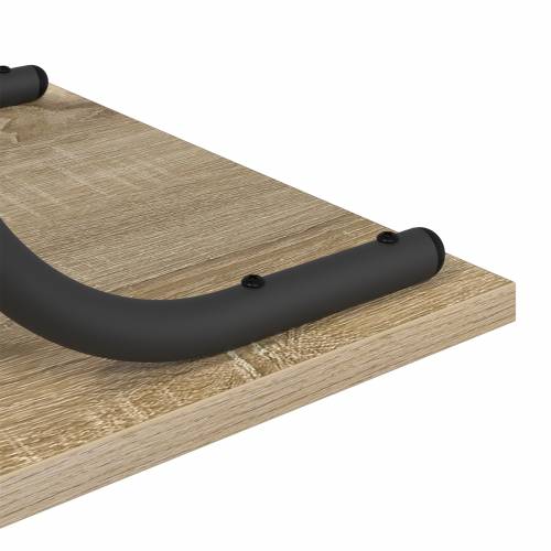 s policom s pohranom sonoma hrast 101 x 35 x 80.5 cm Konstruirano drvo Cijena