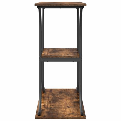 s policom s pohranom Dimljeni hrast 101 x 35 x 80.5 cm Konstruirano drvo Cijena