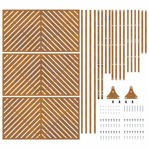 Panele ograde 100 x 50 x 180 cm Nehrđajući čelik Cijena