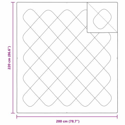 Poplun Ostalo s jastukom 3 pcs Bijela 200 x 220 cm Mikrofibra Cijena