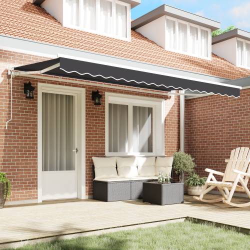 Skrovita tenda Antracit 400x200 cm Cijena