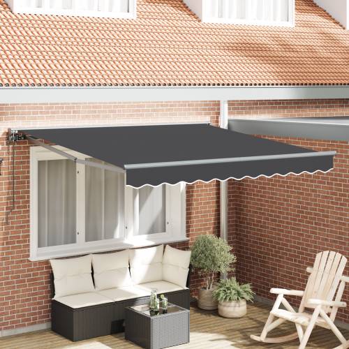 Skrovita tenda Antracit 350x250 cm Cijena