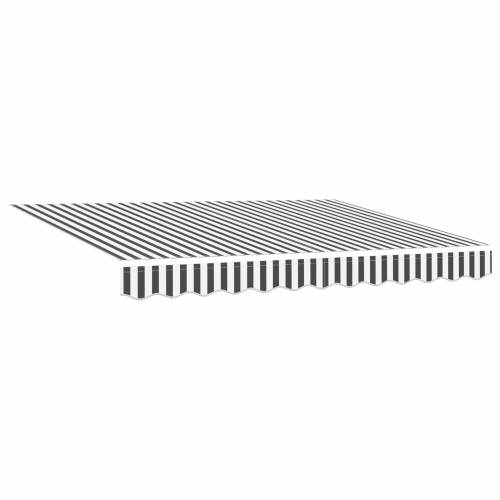 Skrovita tenda Antracit i bijelo 350x250 cm Cijena