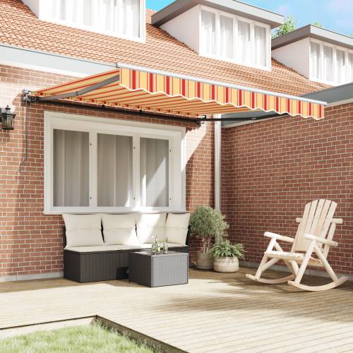 Skrovita tenda Žuta i narančasta 350x250 cm Cijena