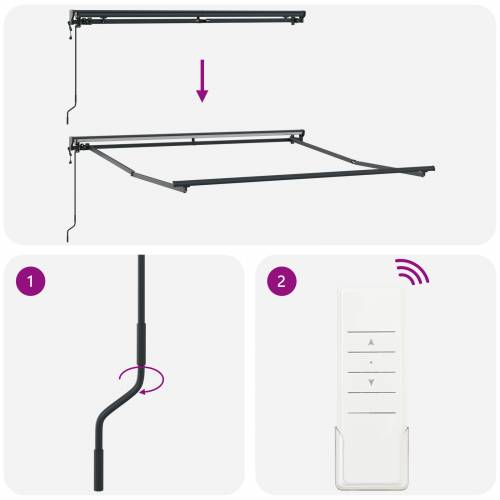 Skrovita tenda Morska plava 350x250 cm Cijena
